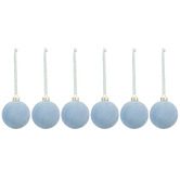 Temple &amp; Webster Flocked Glass Christmas Baubles