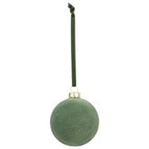 Temple &amp; Webster Flocked Glass Christmas Baubles