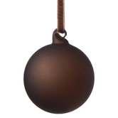Temple &amp; Webster Set of 6 Frosted Ombre Glass Baubles