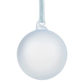 Temple &amp; Webster Set of 6 Frosted Ombre Glass Baubles
