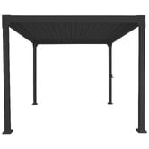 Temple &amp; Webster Arki Louvred Steel &amp; Aluminium Gazebo