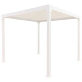 Temple &amp; Webster Arki Louvred Steel &amp; Aluminium Gazebo
