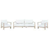 Temple &amp; Webster 5 Seater Crescent Outdoor Lounge Set