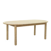 Temple &amp; Webster 8 Seater Corfu Outdoor Extendable Dining Set