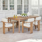 Temple &amp; Webster 6 Seater Patmos &amp; Regatta Outdoor Dining Set