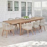 Temple &amp; Webster 8 Seater Patmos &amp; Laguna Outdoor Dining Set