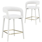 Temple &amp; Webster 68cm Kristian Upholstered Bar Stools
