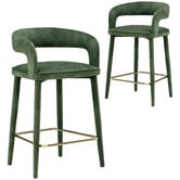 Temple &amp; Webster 68cm Kristian Upholstered Bar Stools