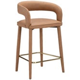 Temple &amp; Webster 68cm Kristian Upholstered Bar Stools