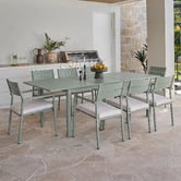 Temple &amp; Webster 8 Seater Kamari Extendable Outdoor Dining Table