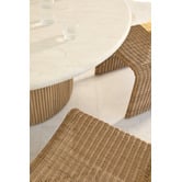 Temple &amp; Webster Amara Wicker Outdoor Dining Chairs