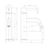 Temple &amp; Webster Carson Short Basin Mixer