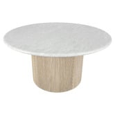 Temple &amp; Webster Como Eucalyptus Wood Outdoor Dining Table