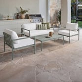 Temple &amp; Webster 4 Seater Kamari Outdoor Lounge Set