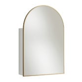 Temple &amp; Webster Liberty 600mm Arch Mirrored Shaving Cabinet