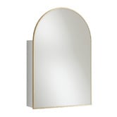 Temple &amp; Webster Liberty 600mm Arch Mirrored Shaving Cabinet