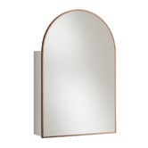 Temple &amp; Webster Liberty 600mm Arch Mirrored Shaving Cabinet