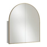 Temple &amp; Webster Liberty 800mm Arch Mirrored Shaving Cabinet