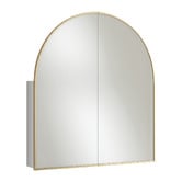 Temple &amp; Webster Liberty 800mm Arch Mirrored Shaving Cabinet