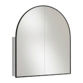 Temple &amp; Webster Liberty 800mm Arch Mirrored Shaving Cabinet