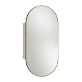 Temple &amp; Webster Liberty 450mm Pill Mirrored Shaving Cabinet