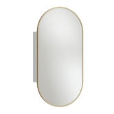 Temple &amp; Webster Liberty 450mm Pill Mirrored Shaving Cabinet