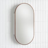 Temple &amp; Webster Liberty 450mm Pill Mirrored Shaving Cabinet
