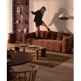 Temple &amp; Webster Zara 3-Seater Chenille Sofa