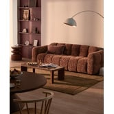 Temple &amp; Webster Zara 3-Seater Chenille Sofa