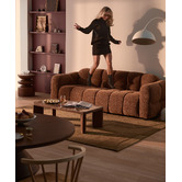 Temple &amp; Webster Zara 3-Seater Chenille Sofa