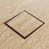 Temple &amp; Webster Clovelly Stainless Steel Tile Insert Floor Waste