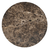 Temple &amp; Webster Eliza Marble &amp; Mango Wood Side Table