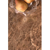 Temple &amp; Webster Eliza Marble &amp; Mango Wood Side Table