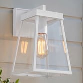 Temple &amp; Webster Callie Aluminium Outdoor Wall Light