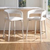 Temple &amp; Webster 68cm Kristian Upholstered Bar Stools