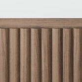 Temple &amp; Webster Rhea 400mm Fluted Wall Hung Single Vanity