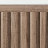 Temple &amp; Webster Rhea 600mm Fluted Wall Hung Single Vanity
