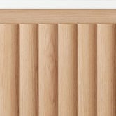 Temple &amp; Webster Rhea 1200mm Fluted Wall Hung Single Vanity