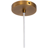 Temple &amp; Webster Vernon Scalloped Raffia Pendant Light