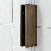 Temple &amp; Webster Blanca Stainless Steel Shower Screen Clip
