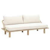 Temple &amp; Webster Bilgola Acacia Wood Outdoor Daybed &amp; Lounge Chair Set