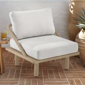 Temple &amp; Webster Bilgola Acacia Wood Outdoor Daybed &amp; Lounge Chair Set