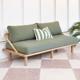 Temple &amp; Webster Bilgola Acacia Wood Outdoor Daybed &amp; Lounge Chair Set