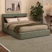 Temple &amp; Webster Mallo Upholstered Bed Frame