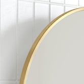 Temple &amp; Webster Liberty 600mm Arch Mirrored Shaving Cabinet