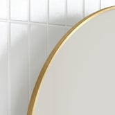 Temple &amp; Webster Liberty 800mm Arch Mirrored Shaving Cabinet