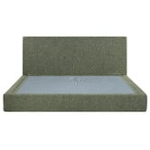 Temple &amp; Webster Mallo Upholstered Bed Frame