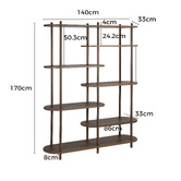 Temple &amp; Webster Betty 7 Tier Bookcase