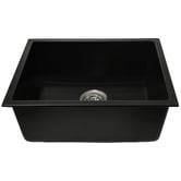 Temple &amp; Webster Carson Classic Gooseneck Pull-Out Kitchen Mixer &amp; Granite Sink Package