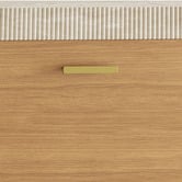 Temple &amp; Webster Siena 750mm Fluted Wall Hung Single Vanity